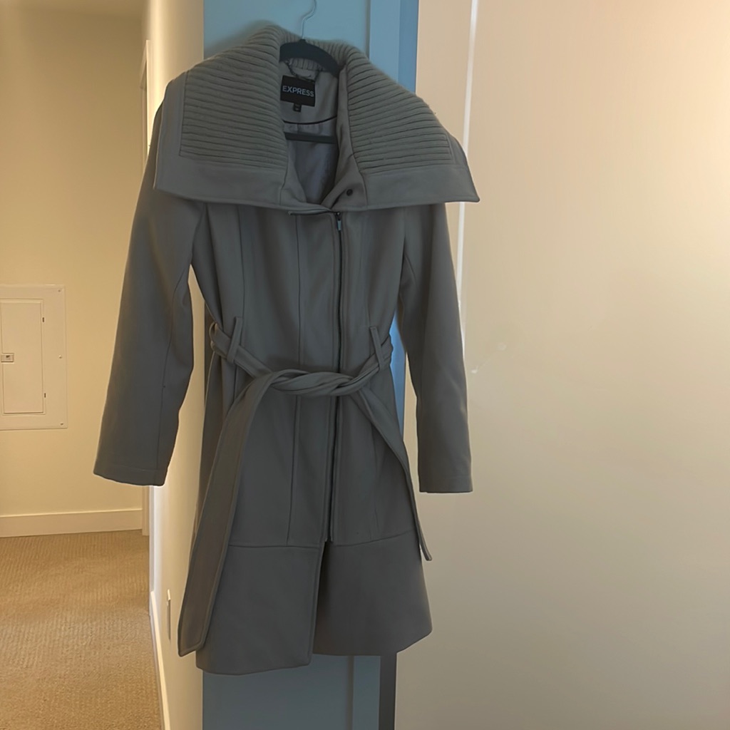 Express, Belted Jacket.